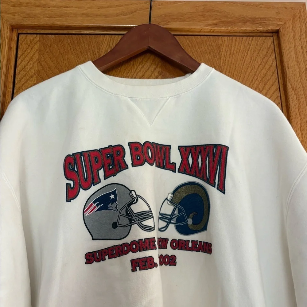 White Super Bowl XXVII Men’s Sweater - Picture 3 of 6